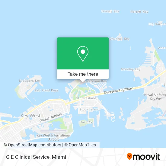 G E Clinical Service map