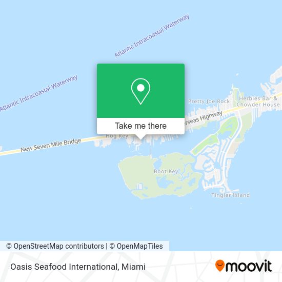 Oasis Seafood International map