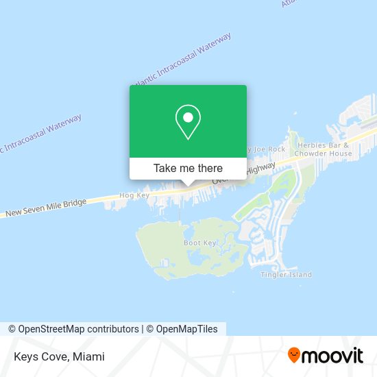 Mapa de Keys Cove