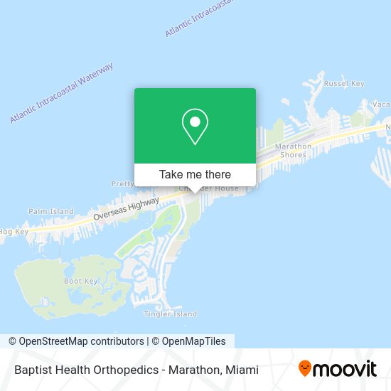 Baptist Health Orthopedics - Marathon map
