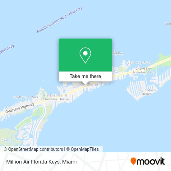 Million Air Florida Keys map