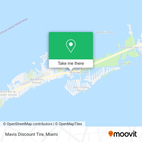 Mapa de Mavis Discount Tire