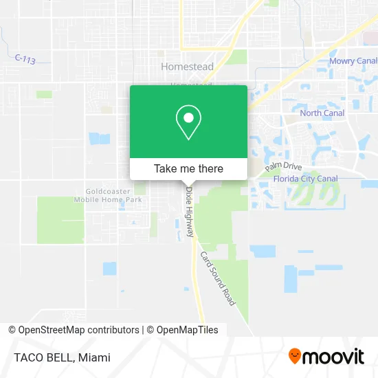 TACO BELL map