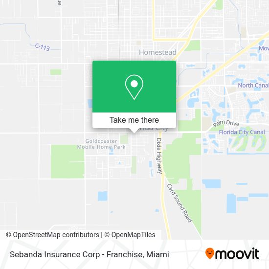 Mapa de Sebanda Insurance Corp - Franchise