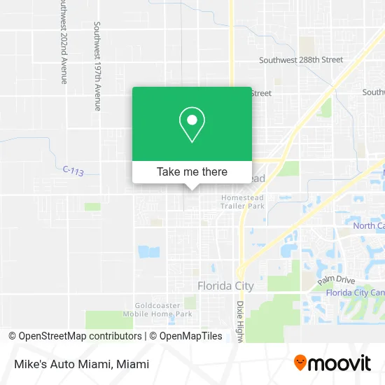 Mike's Auto Miami map