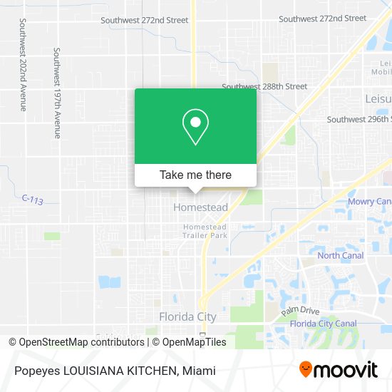 Popeyes LOUISIANA KITCHEN map