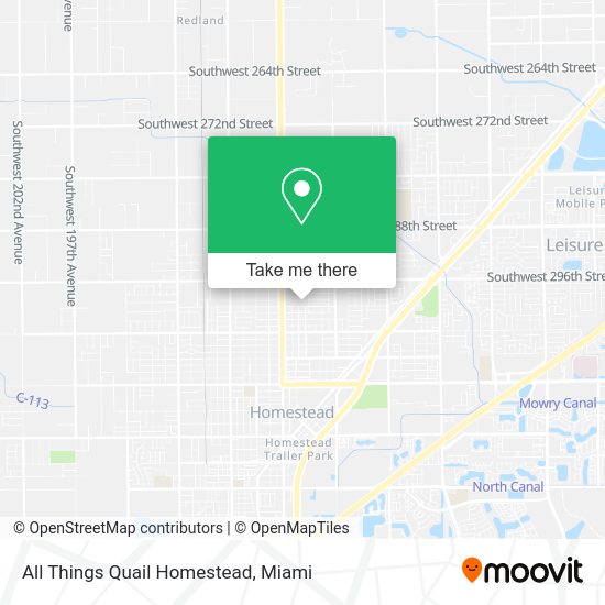 All Things Quail Homestead map
