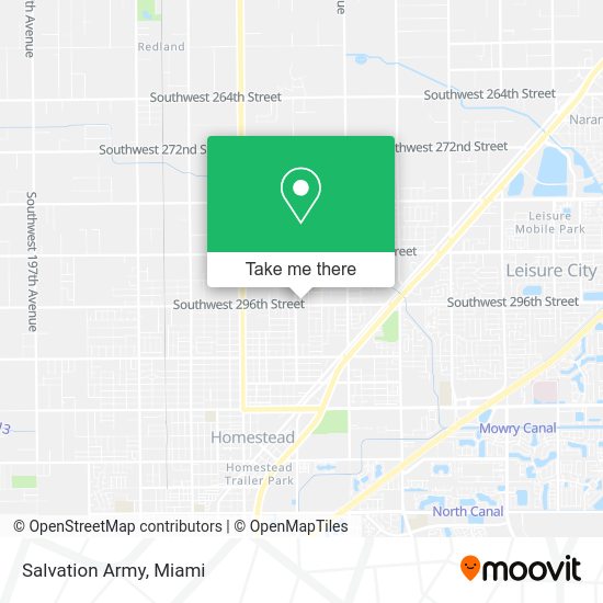 Mapa de Salvation Army