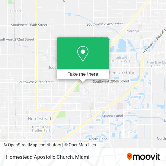 Mapa de Homestead Apostolic Church