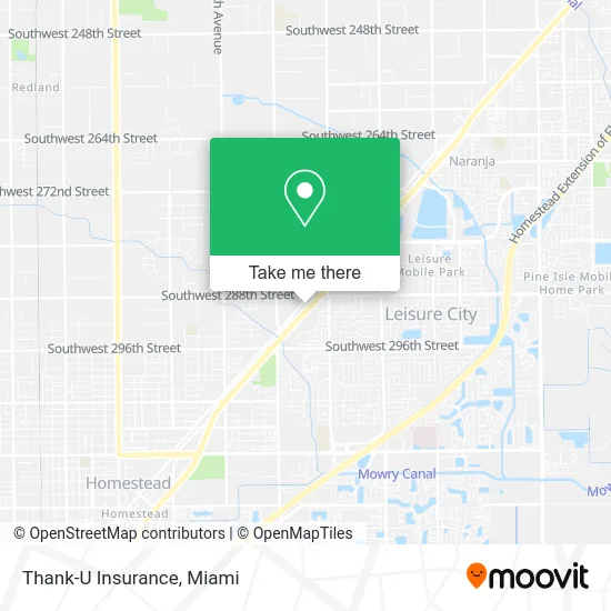 Thank-U Insurance map