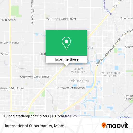 Mapa de International Supermarket