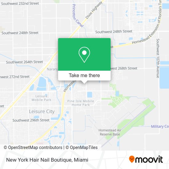 Mapa de New York Hair Nail Boutique