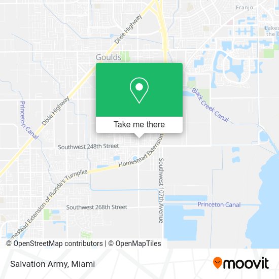 Mapa de Salvation Army