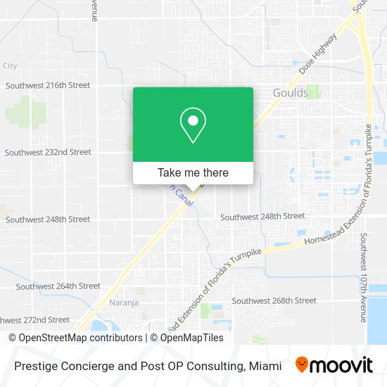 Prestige Concierge and Post OP Consulting map