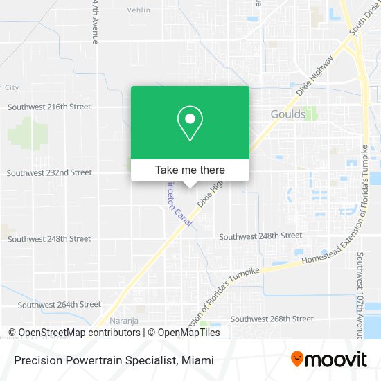 Precision Powertrain Specialist map
