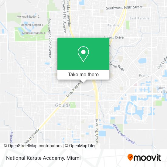 National Karate Academy map