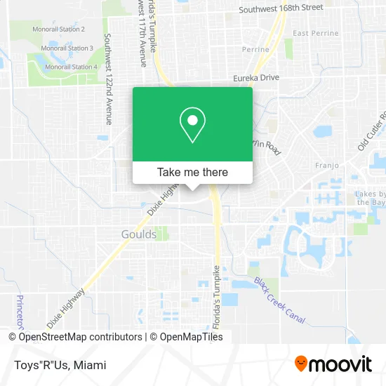 Toys"R"Us map