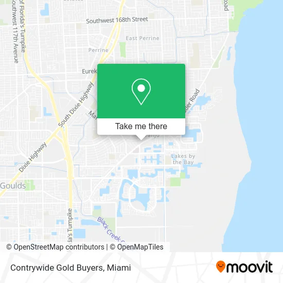 Contrywide Gold Buyers map