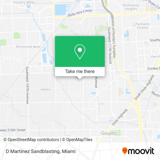 Mapa de D Martinez Sandblasting