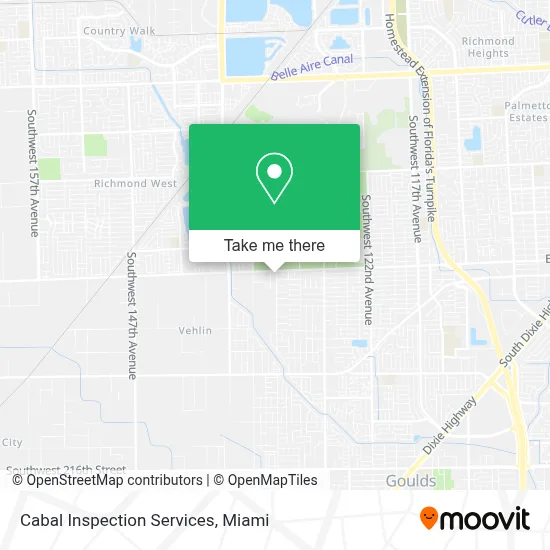 Cabal Inspection Services map