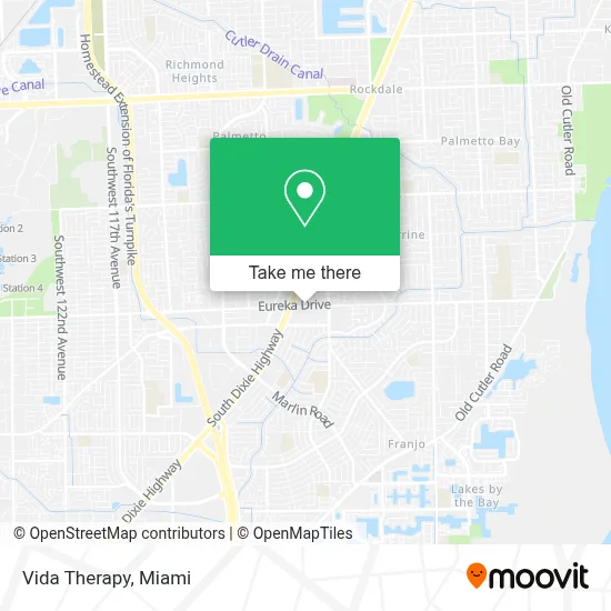 Vida Therapy map
