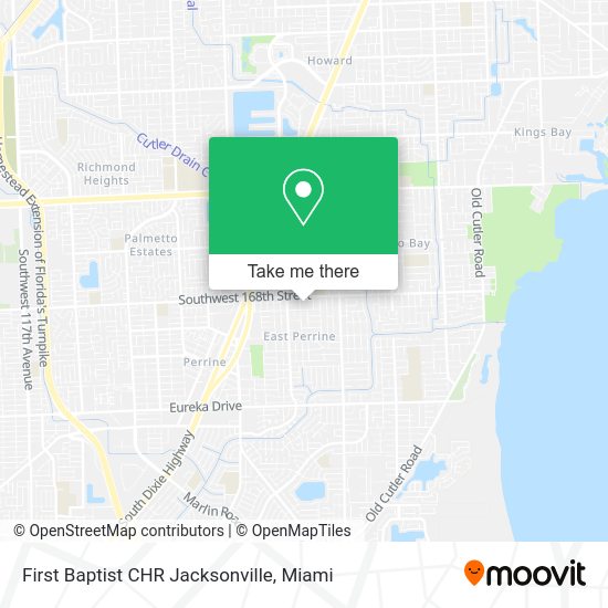 Mapa de First Baptist CHR Jacksonville