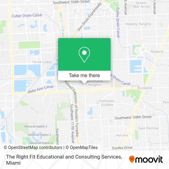 Mapa de The Right Fit Educational and Consulting Services