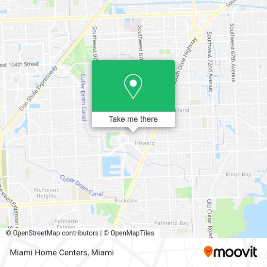 Miami Home Centers map