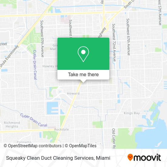 Squeaky Clean Duct Cleaning Services map
