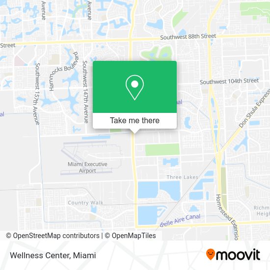 Mapa de Wellness Center