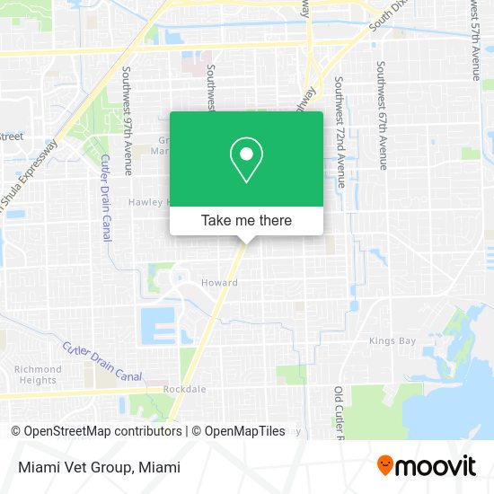 Mapa de Miami Vet Group