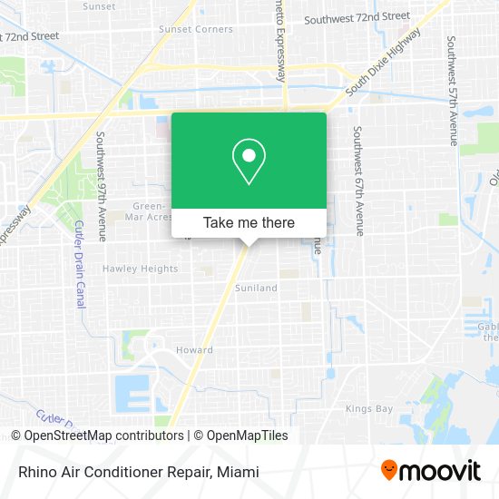Mapa de Rhino Air Conditioner Repair