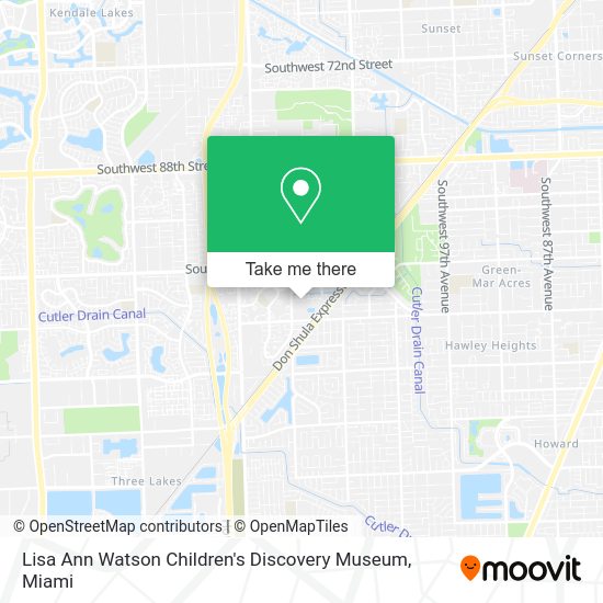 Lisa Ann Watson Children's Discovery Museum map
