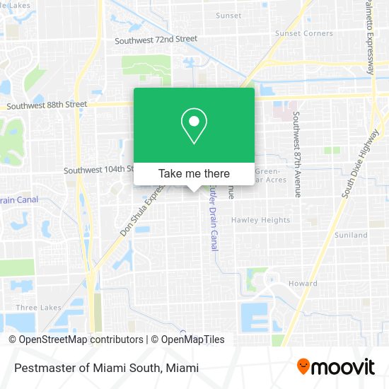 Mapa de Pestmaster of Miami South