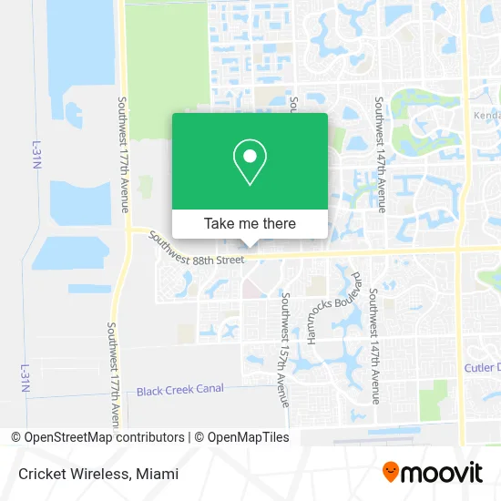 Cricket Wireless map