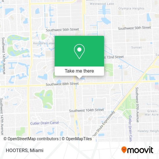 HOOTERS map