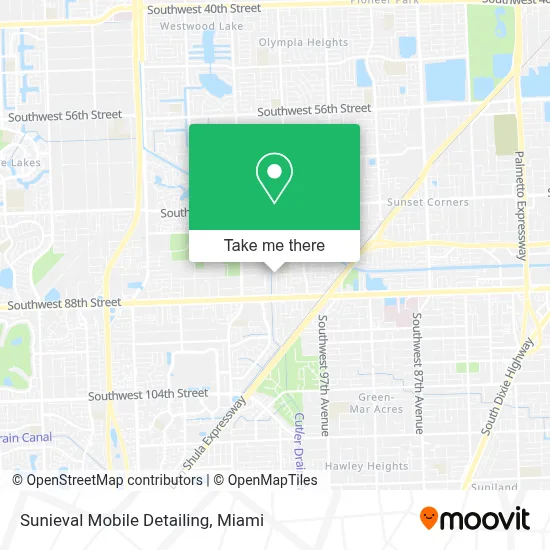 Sunieval Mobile Detailing map