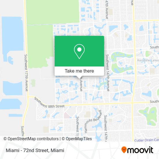 Miami - 72nd Street map