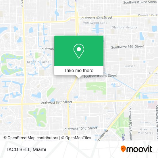 TACO BELL map