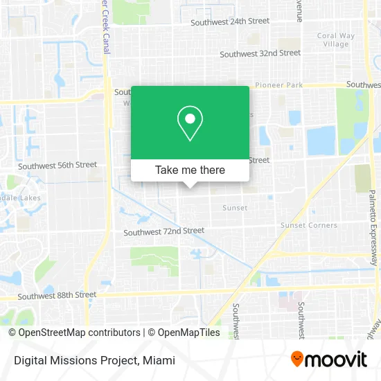 Digital Missions Project map