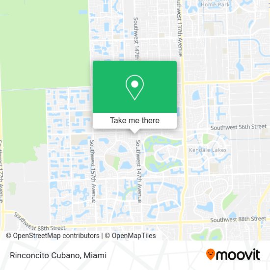Mapa de Rinconcito Cubano