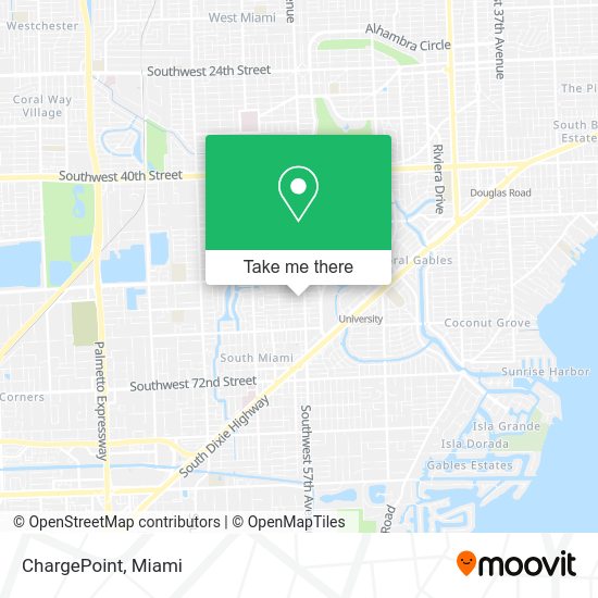 Mapa de ChargePoint