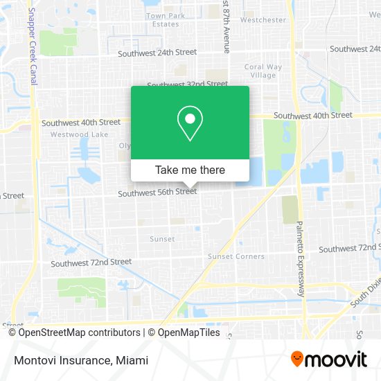 Mapa de Montovi Insurance