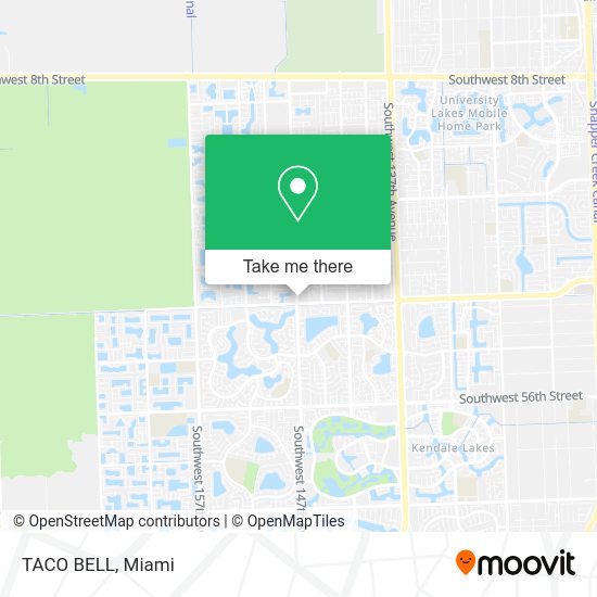 Mapa de TACO BELL