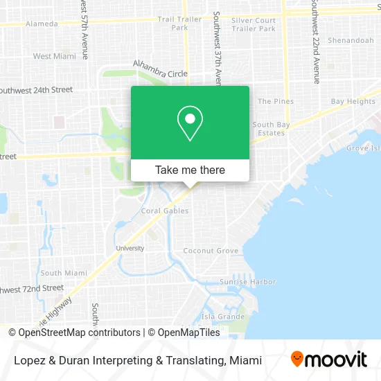 Mapa de Lopez & Duran Interpreting & Translating