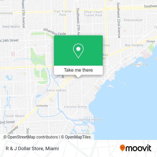 Mapa de R & J Dollar Store