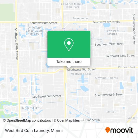 Mapa de West Bird Coin Laundry