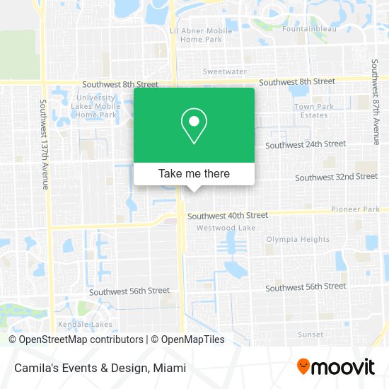 Mapa de Camila's Events & Design