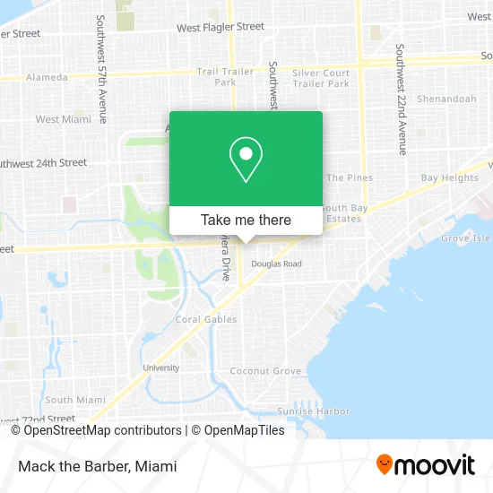 Mack the Barber map