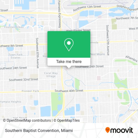 Southern Baptist Convention map
